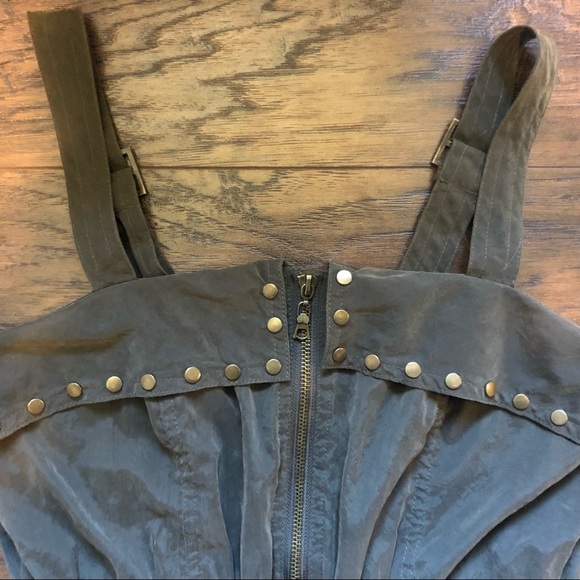 Army Green Skater Dress - Picture 3 of 7